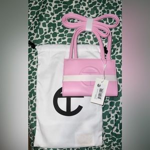 Small Telfar Bag in Bubblegum Pink 💗